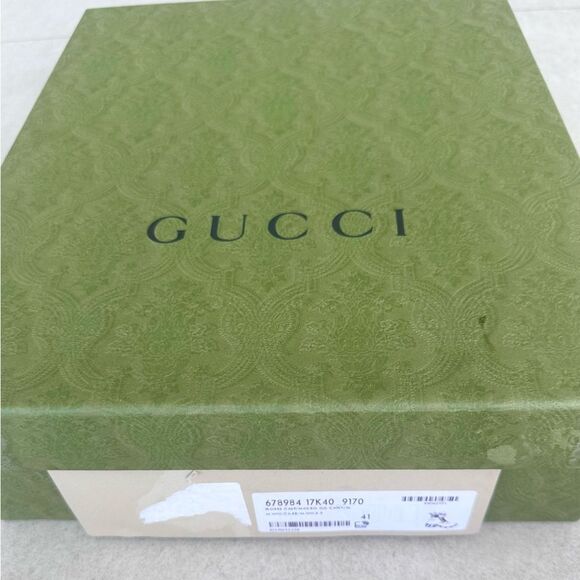 Gucci Flores Macro GG Monogram Nappa Matelasse Marmont GG Boots Mystic White 41 - Picture 13 of 14